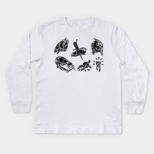 Roaming Tattoo Flash Kids Long Sleeve T-Shirt